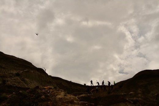 The end of a hard day's work