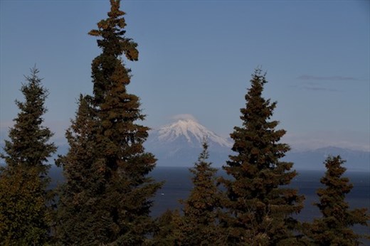 Mt. Redoubt from the Kenai Peninsula