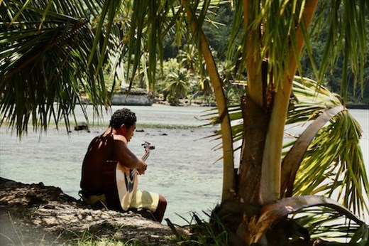 Hangin' loose in Tahiti