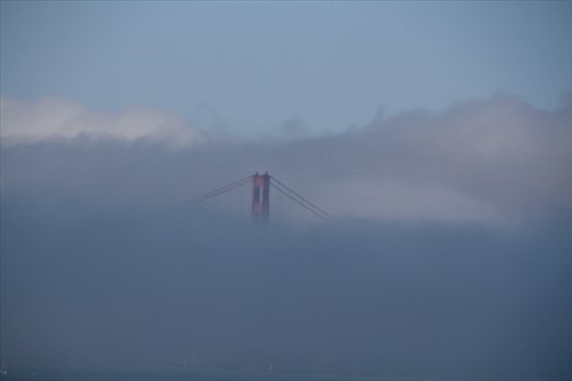 Golden Gate Bridge in the Fog