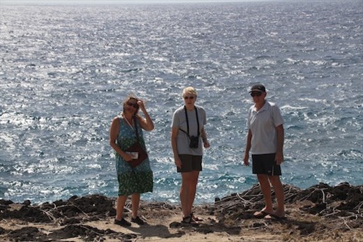 Trish, Connie and Gary, American Samoa
