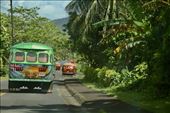 Convoy of tour buses from the ship, Papeete: by graynomadsusa, Views[288]