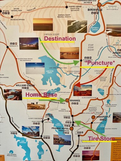 The scene of our Outback Adventure