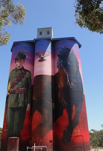 More silo art, Walpeup