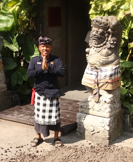 Balinese police officer