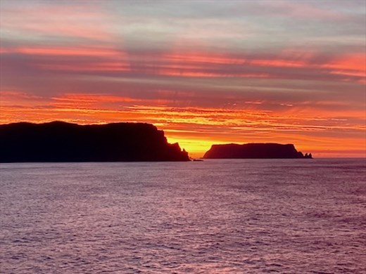 Sunrise near Port Arthur, Tasmania