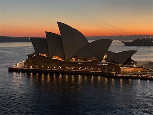 End of the voyage, Sydney Opera House