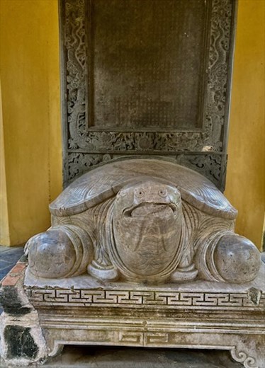 Marble Turtle from 1715, Thien Mu Pagoda