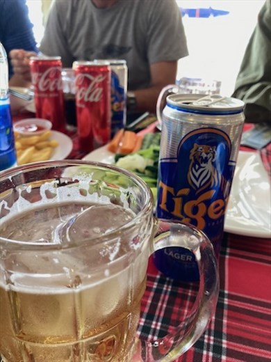 Lunch on the wat to Tan Don Nhat Airport