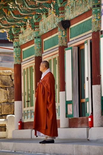 Monk at Haeinsa Temple