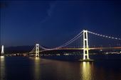 The highlight of Muroran, the bridge is lighted at night!: by graynomadsusa, Views[311]