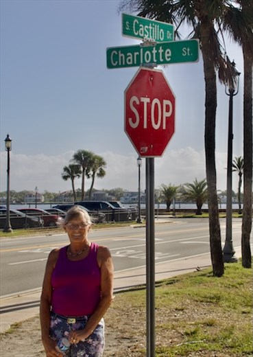 Sister Jeanie Charlotte at Charlotte Street, St. Augustine