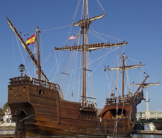 Replica of Magellan's ship, Nao Trinidad, in St. Augustine
