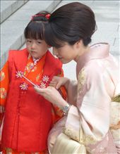The traditional dress of Japan rubbing shoulders with the most modern of technology: by gremblin, Views[630]