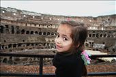 Although unable to fully comprehend what occurred in the Colosseum all those years ago, my youngest daughter was wide-eyed and amazed with this site.  To me, this photo shows a contrast between youth and history.: by griff, Views[722]