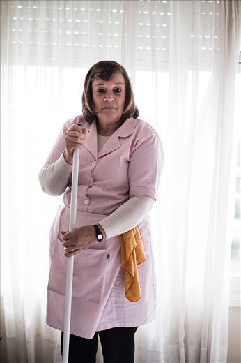 Graciela, She is one of the four maids that work in the condominium