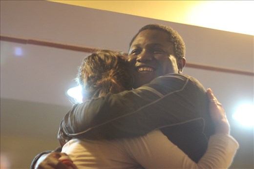 The moment of happiness