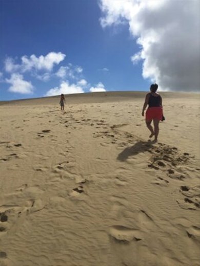 Hard to keep up with a 6 year old in the dunes!