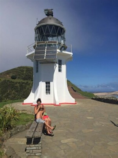 Tuckered out from the walk out on the Cape