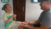 A little game of hand slap to entertain Conner while on the ferry ride to Krka: by guild_family_of_3, Views[1691]
