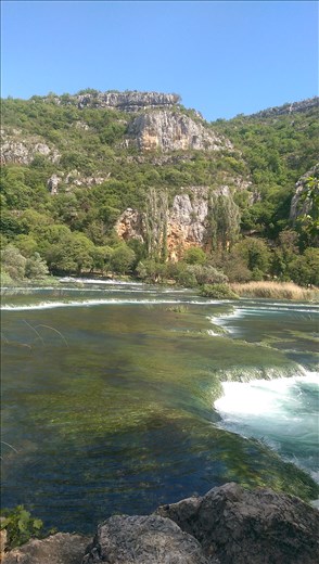 See that cliff up there? Yeah, there is a cave up there at the top if you are motivated enough to climb the 517 stairs to get to it!! We saw bats though, so it was cool.