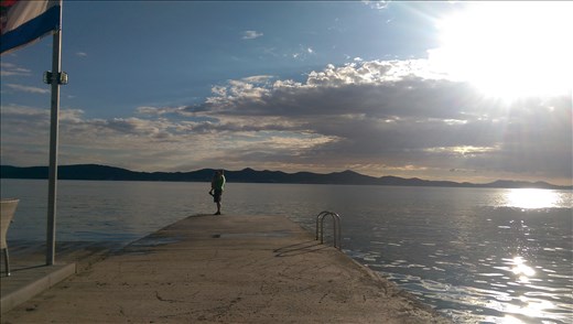 A small cafe and bar near our apartment that had a playground attached to it