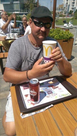 Even at McDonalds!! Beer, at McDonalds....