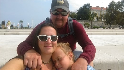 Sea organ in Zadar by day. A must see!