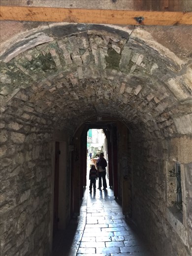 Amazing streets of old town Split