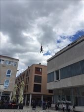 Slack rope walking is a big thing in Zadar: by guild_family_of_3, Views[612]