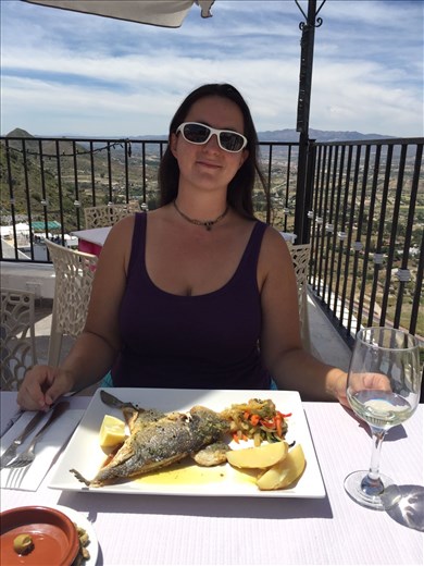 My fish still had eyes and teeth! And it was delicious :) :) :)