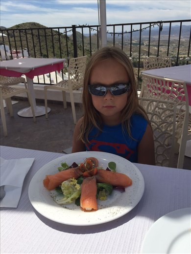 Smoked salmon rolls for the crazy kid