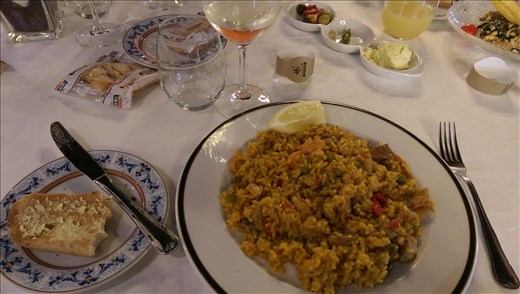 When in Spain, eat paella!