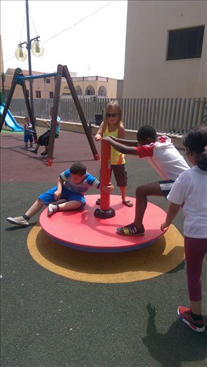 Conner making friends :)