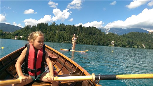 and a paddleboard, or 