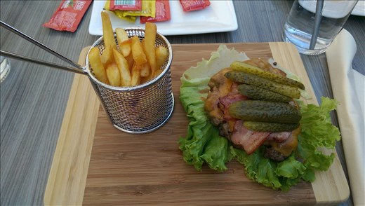 You should have seen the look I got when I asked for mine without a bun...