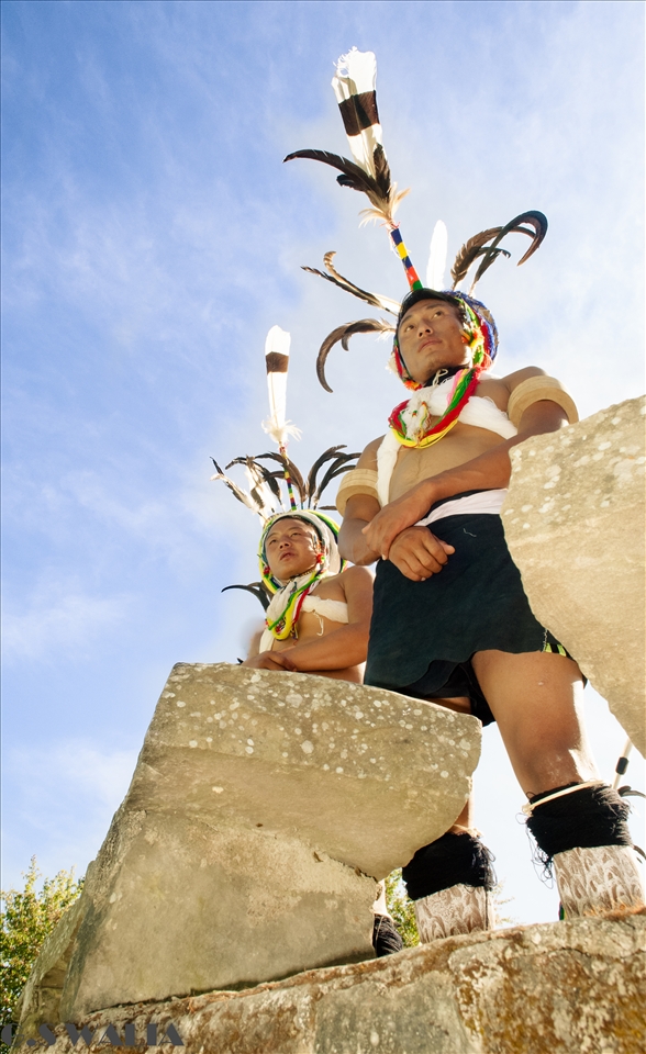 Tribal people of Nagaland, untouched by modernization.