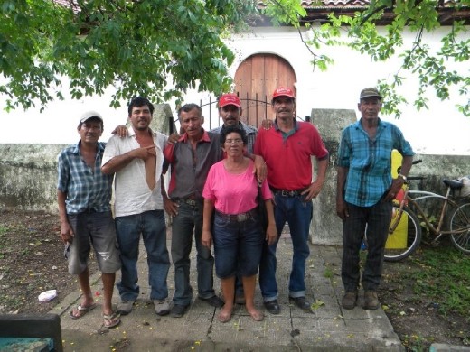 The town alcoholics in Nicoya. This friendly bunch started having a little chat with me while I was photographing the church you just saw, and then asked me to take a photo of them. I obliged straight away, of course.