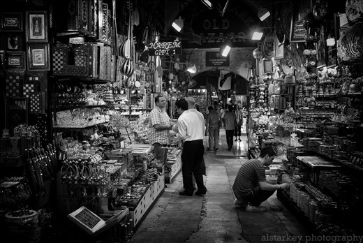 People go about their daily shopping at The Grand Bazaar