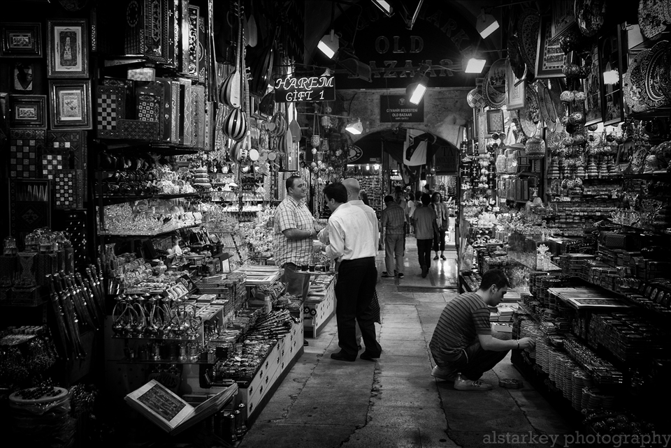 People go about their daily shopping at The Grand Bazaar