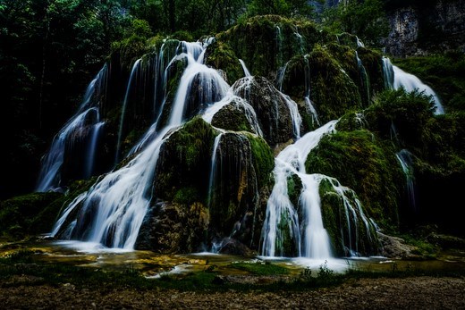 The cascade des tufs in French Jura, a beautiful hidden place, like so many in France.