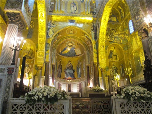 Capilla Palatina: sincretismo normando, bizantino, árabe... indescriptible