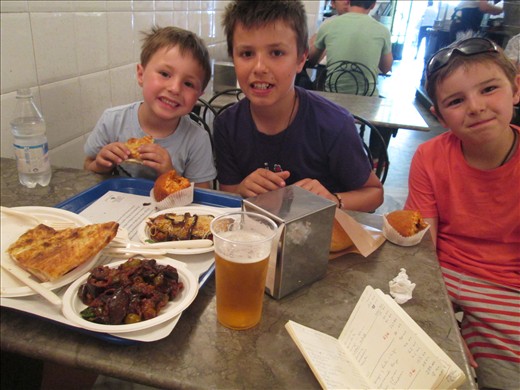 Self Service de especialidades sicilianas (Ancica Focacceria de St Francesco)