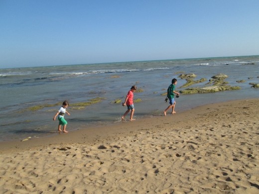 Procesión por la costa