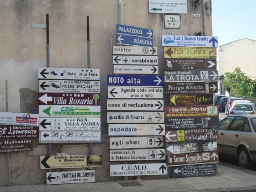 A veces no es fácil orientarse, Sicilia se resiste hasta al tomtom.