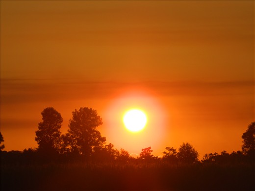 A Louisiana summer sunset