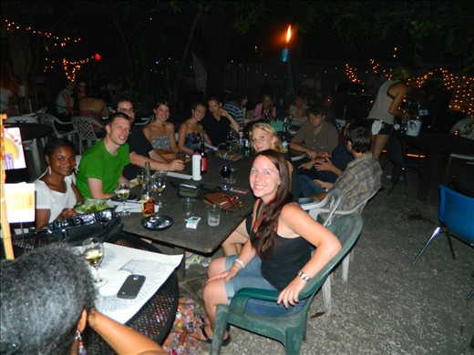 Couchsurfing meet up at Bachanals in New Orleans