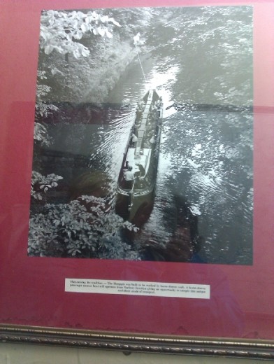 Steven Rees-Jones old boat Iona , in the Shroppy Fly pub