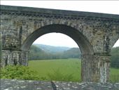 From Chirk Aquaduct looking at the railway viaduct: by hannah_white, Views[238]