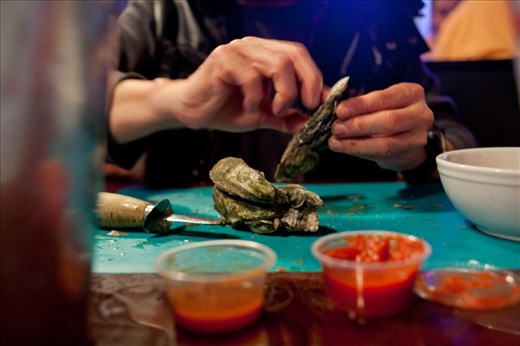 Trying out new things. The first time I had oyster in my entire life was in South Carolina during their annual Oyster Festival.